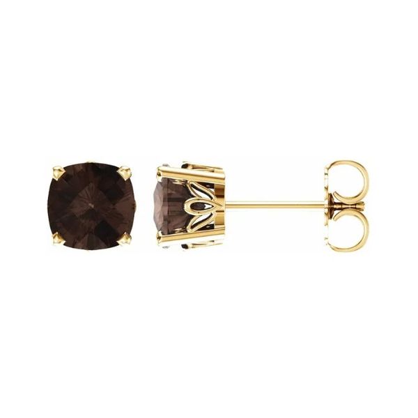 Onyx Cushion Studs Aires Jewelers Morris Plains, NJ