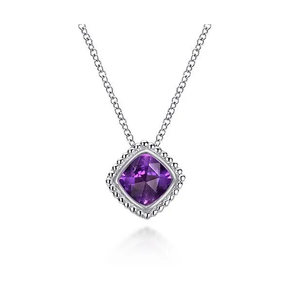 Silver Amethyst Pendant Aires Jewelers Morris Plains, NJ