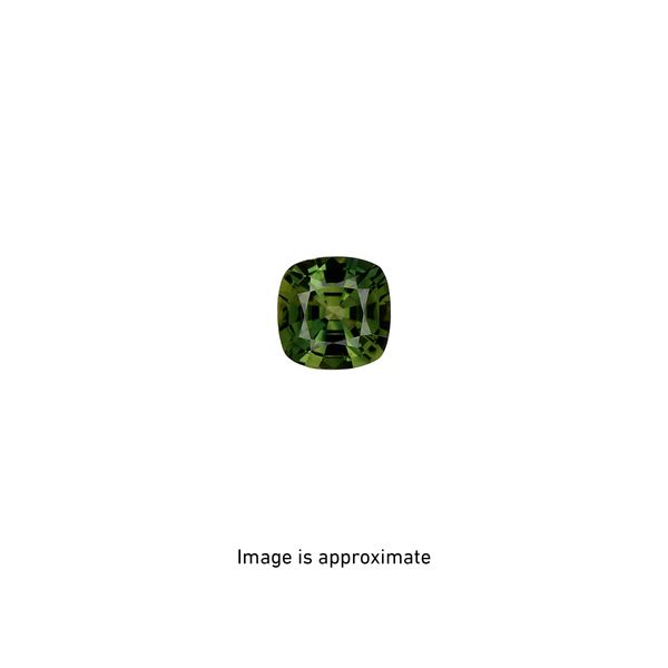 Rose Gold Diamond and Green Sapphire Pendant Image 3 Aires Jewelers Morris Plains, NJ