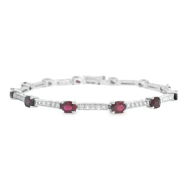 Ruby and Diamond Bracelet Aires Jewelers Morris Plains, NJ