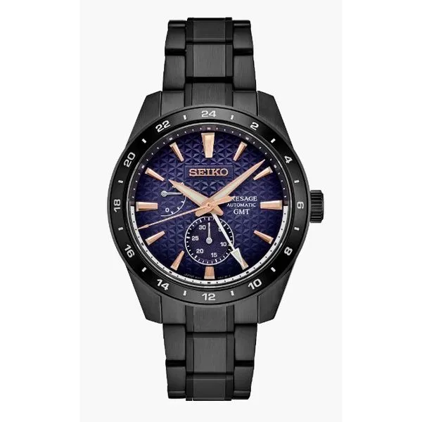 PRESAGE SHARP EDGE GMT LIMITED EDITION Aires Jewelers Morris Plains, NJ