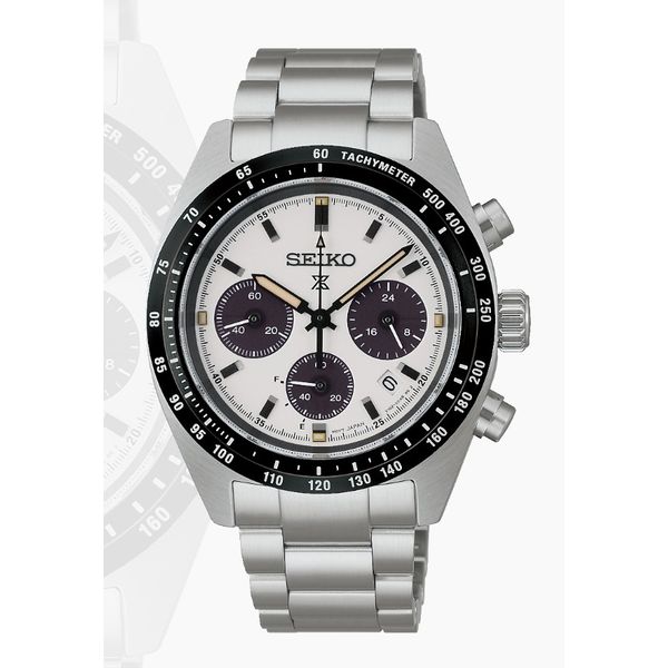 Seiko Prospex Speedtimer Solar Chronograph with White Dial Aires Jewelers Morris Plains, NJ