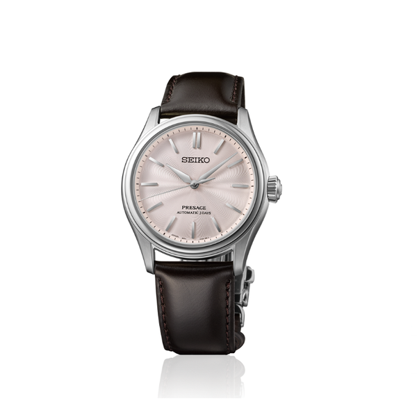 Seiko Presage Classic Series Automatic Pink Dial Aires Jewelers Morris Plains, NJ
