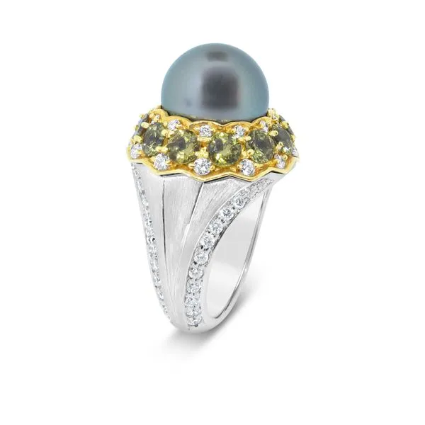 Aires Signature Tahitian Sunrise Ring Aires Jewelers Morris Plains, NJ