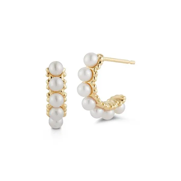 Barbela Design Pearl Earings Aires Jewelers Morris Plains, NJ