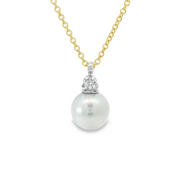 Pearl and Diamond Pendant Aires Jewelers Morris Plains, NJ