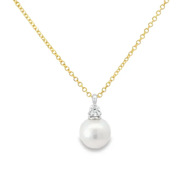 Pearl and Diamond Pendant Aires Jewelers Morris Plains, NJ