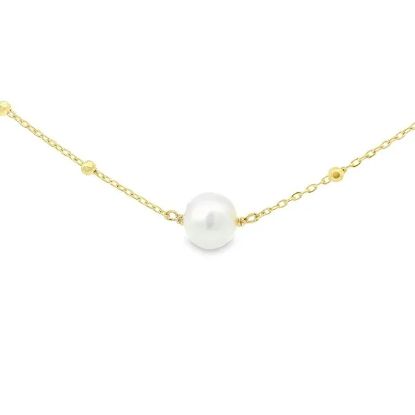 Beaded Chain Pearl Necklace Aires Jewelers Morris Plains, NJ