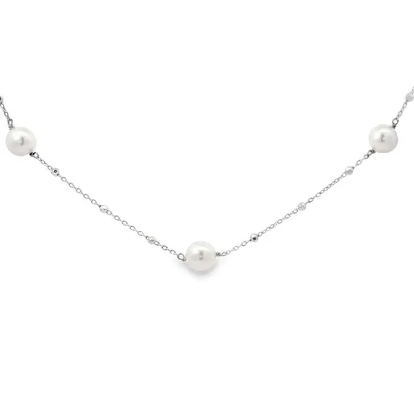 Aires Pearl Chain Necklace Aires Jewelers Morris Plains, NJ
