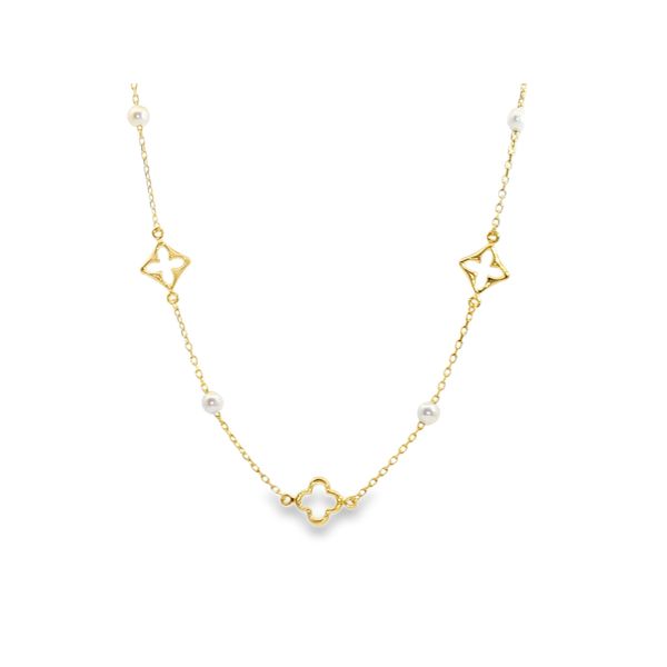 Gold Pearl Necklace Aires Jewelers Morris Plains, NJ