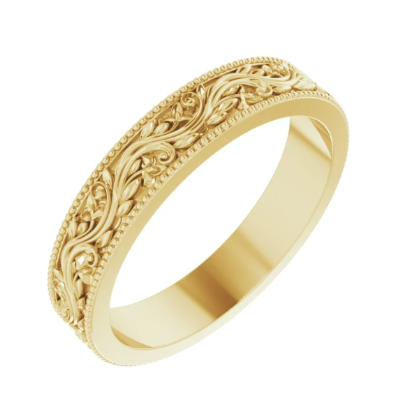 Gold Women's Wedding Band Aires Jewelers Morris Plains, NJ