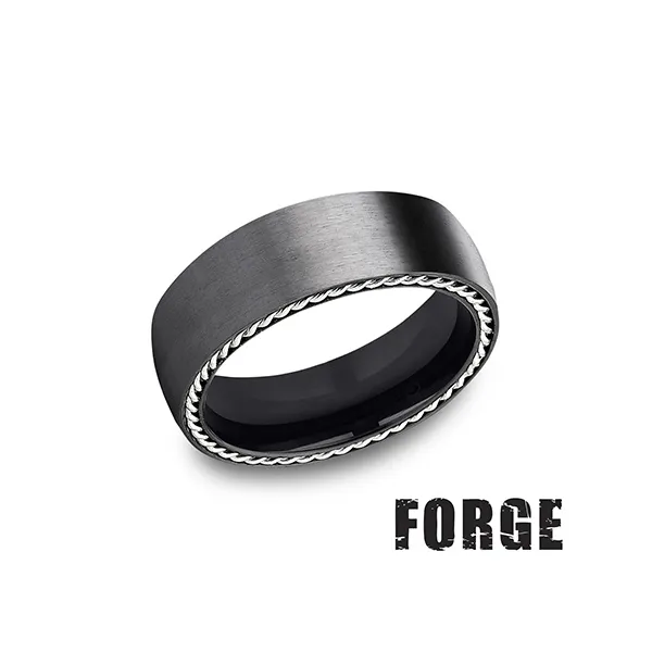 Gold Men's Wedding Band Aires Jewelers Morris Plains, NJ