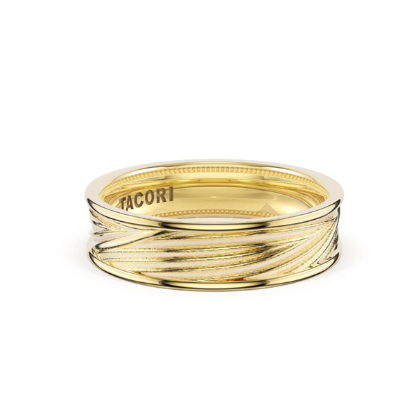 Tacori Sculpted Textured Band Aires Jewelers Morris Plains, NJ