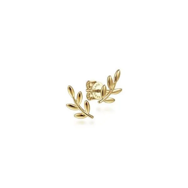 Gabriel & Co Laurel Branch Earrings Aires Jewelers Morris Plains, NJ
