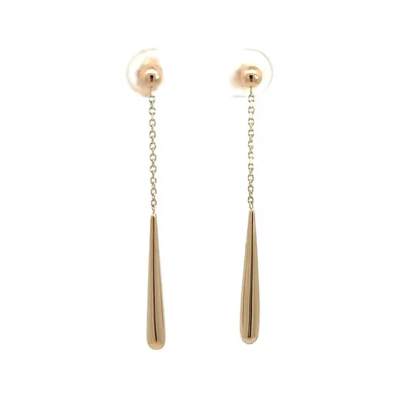 Gold Drop Earrings Aires Jewelers Morris Plains, NJ