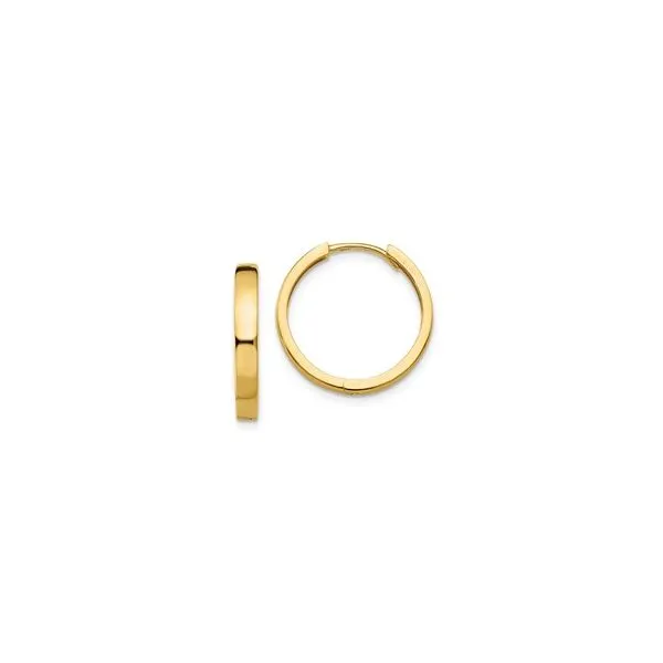 Gold Hoop Earrings Aires Jewelers Morris Plains, NJ