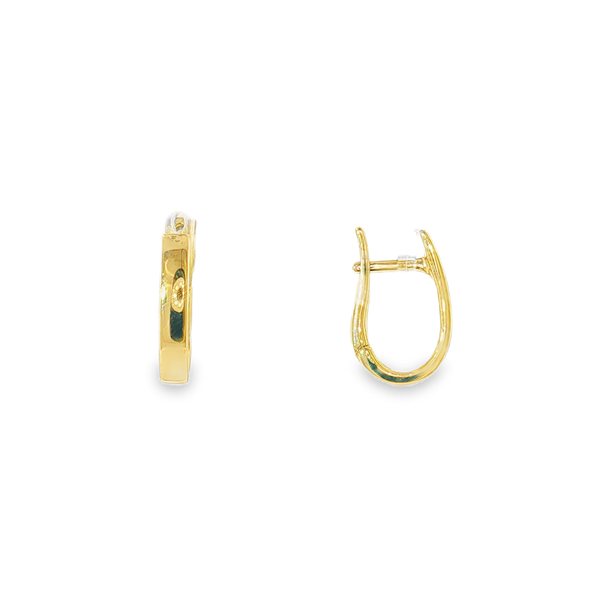 Gold Huggie Earrings Aires Jewelers Morris Plains, NJ
