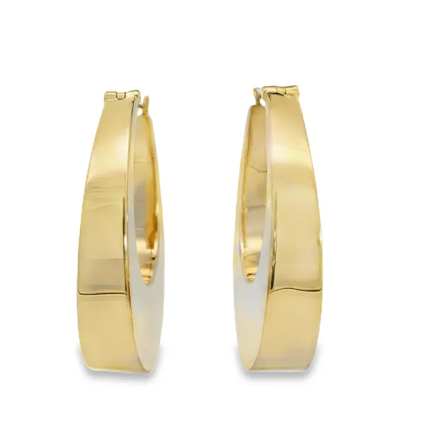Gold Hoop Earrings Aires Jewelers Morris Plains, NJ