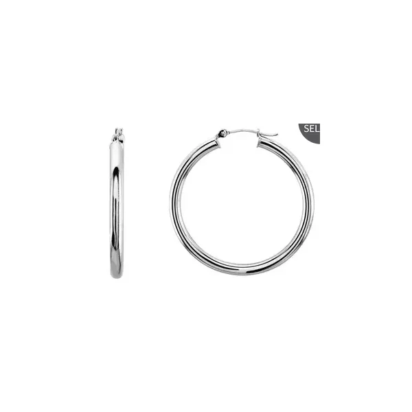 Gold Hoop Earrings Aires Jewelers Morris Plains, NJ