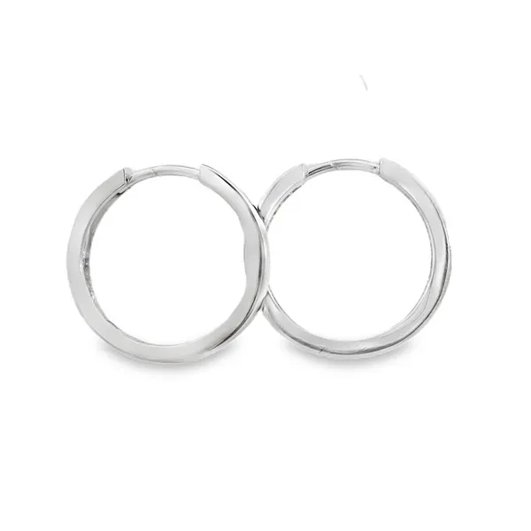 Gold Hoop Earrings Image 2 Aires Jewelers Morris Plains, NJ