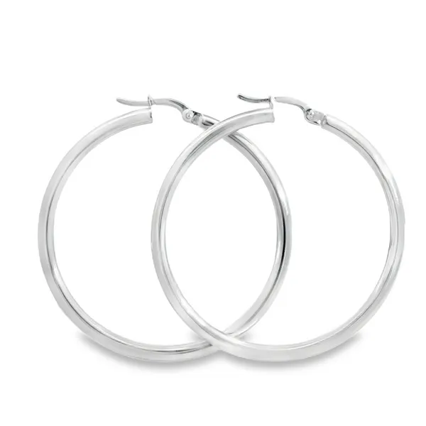 Gold Hoop Earrings Aires Jewelers Morris Plains, NJ