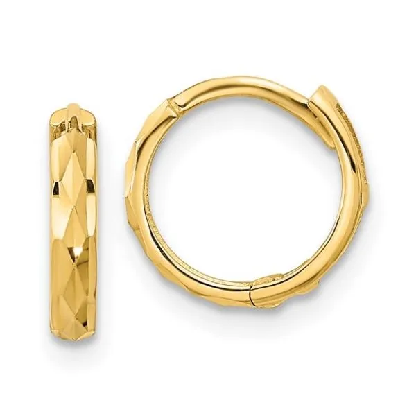 Gold Hoop Earrings Aires Jewelers Morris Plains, NJ