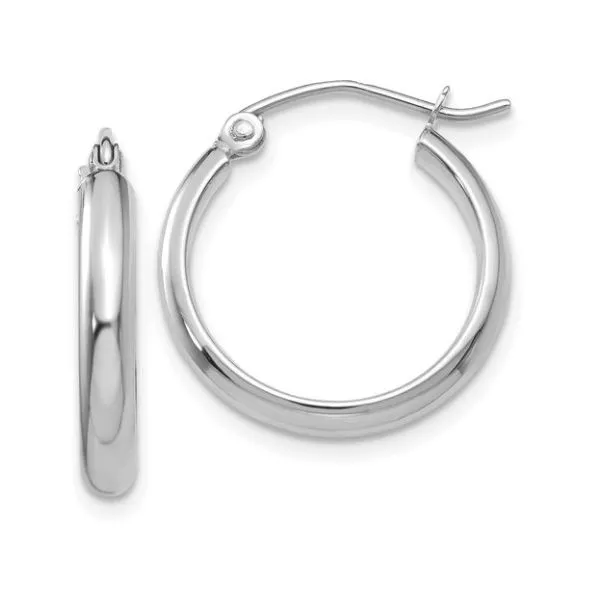 Gold Hoop Earrings Aires Jewelers Morris Plains, NJ