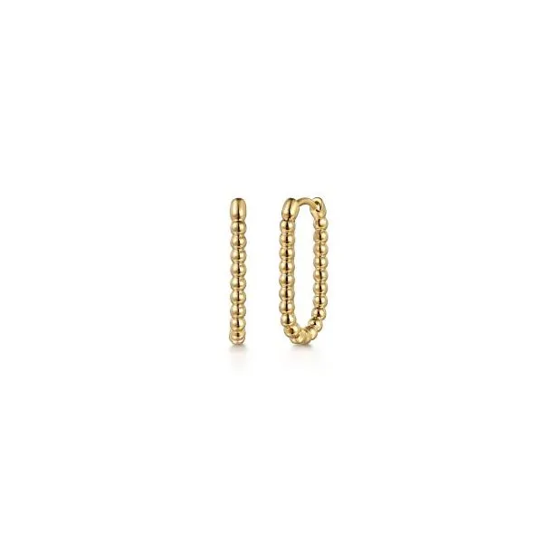 Gabriel & Co Gold Hoop Earrings Aires Jewelers Morris Plains, NJ
