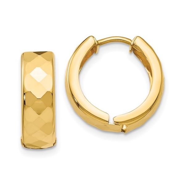 Gold Huggie Hoops Aires Jewelers Morris Plains, NJ