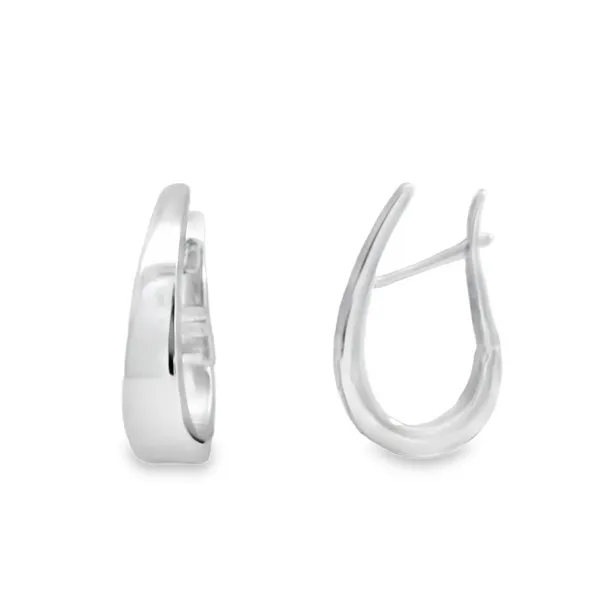 White Gold Hoop Earrings Aires Jewelers Morris Plains, NJ