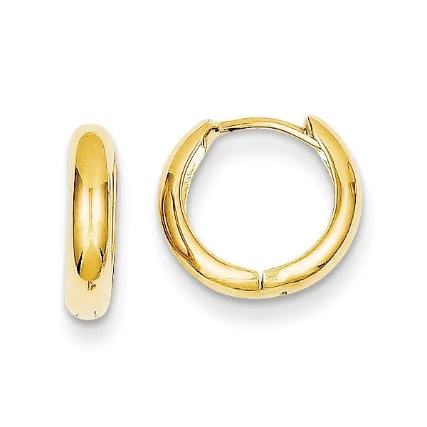 Gold Hoop Earrings Aires Jewelers Morris Plains, NJ