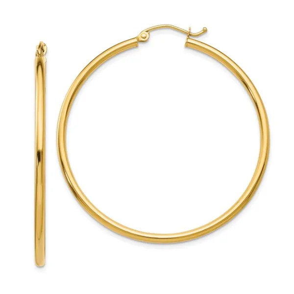 Gold Hoop Earrings Aires Jewelers Morris Plains, NJ