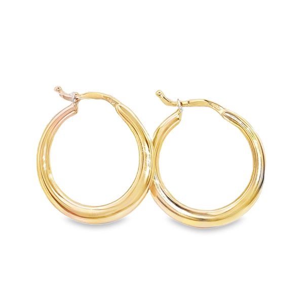 Gold Hoop Earrings Aires Jewelers Morris Plains, NJ