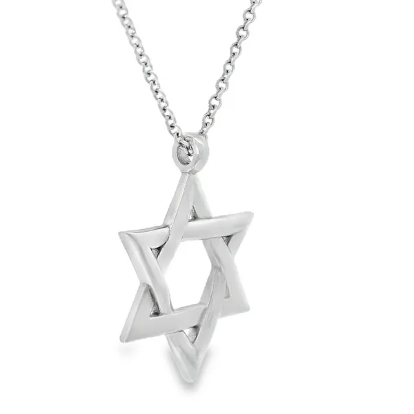 White Gold Star of David Pendant Image 2 Aires Jewelers Morris Plains, NJ