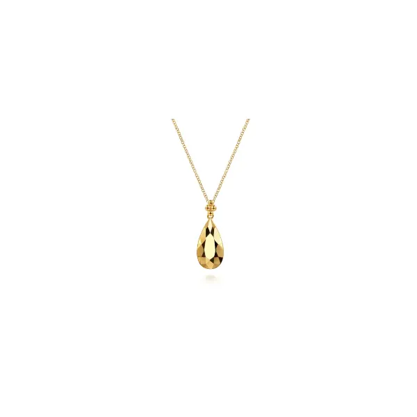 Gabriel & Co Gold Pendant Aires Jewelers Morris Plains, NJ