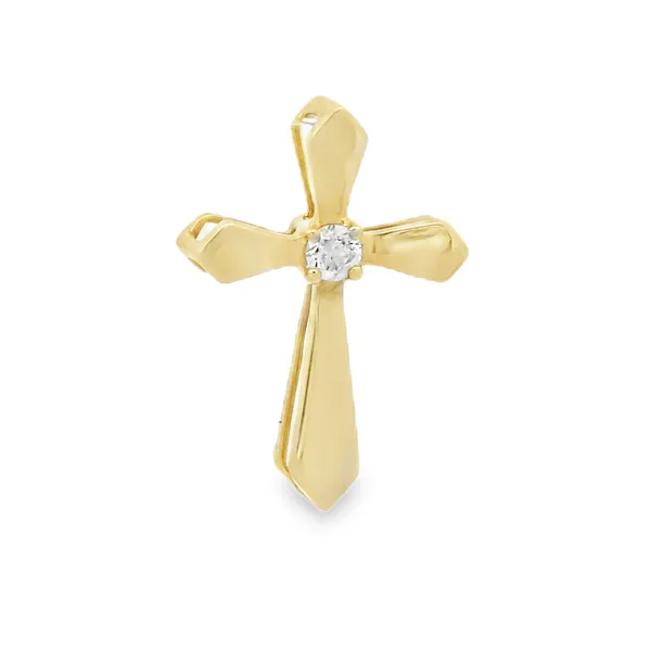 Gold Cross Image 2 Aires Jewelers Morris Plains, NJ
