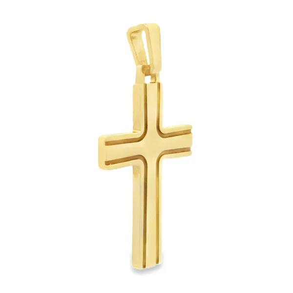 Gold Cross Image 2 Aires Jewelers Morris Plains, NJ