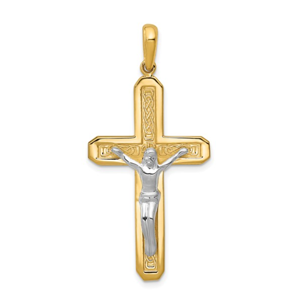 Gold Crucifix Cross Pendant Aires Jewelers Morris Plains, NJ