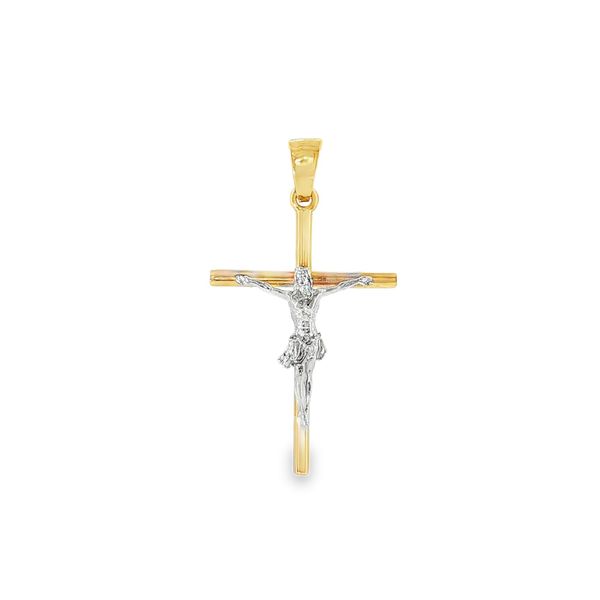 Aires Gold Crucifix Pendant Aires Jewelers Morris Plains, NJ