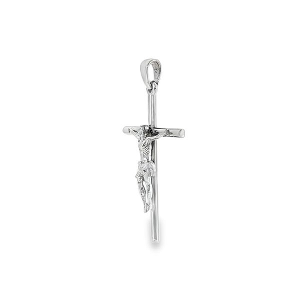 Aires Gold Crucifix Pendant Image 2 Aires Jewelers Morris Plains, NJ