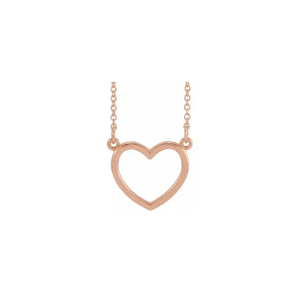 Gold Heart Pendant Aires Jewelers Morris Plains, NJ