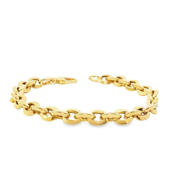 Gold Link Bracelet Aires Jewelers Morris Plains, NJ