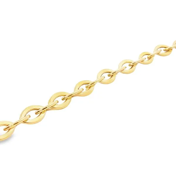 Gold Link Bracelet Image 2 Aires Jewelers Morris Plains, NJ