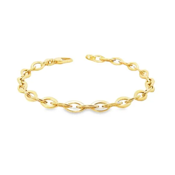 Gold Link Bracelet Aires Jewelers Morris Plains, NJ