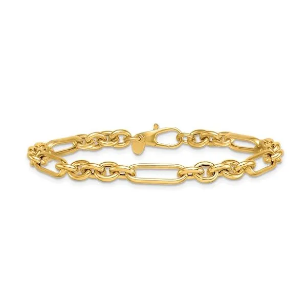 Gold Link Bracelet Aires Jewelers Morris Plains, NJ