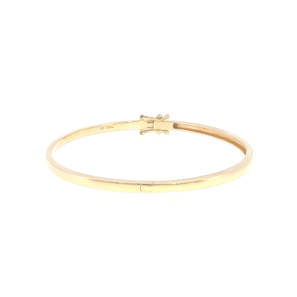 Gold Bangle Bracelet Image 2 Aires Jewelers Morris Plains, NJ