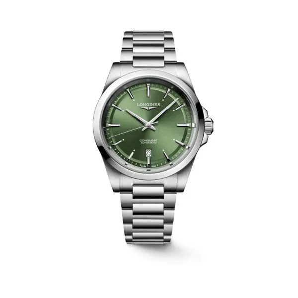 Longines Conquest 41mm Green Dial Aires Jewelers Morris Plains, NJ
