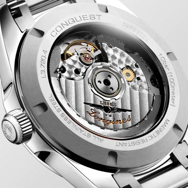 Conquest 38mm Chanpagne Dial Image 3 Aires Jewelers Morris Plains, NJ