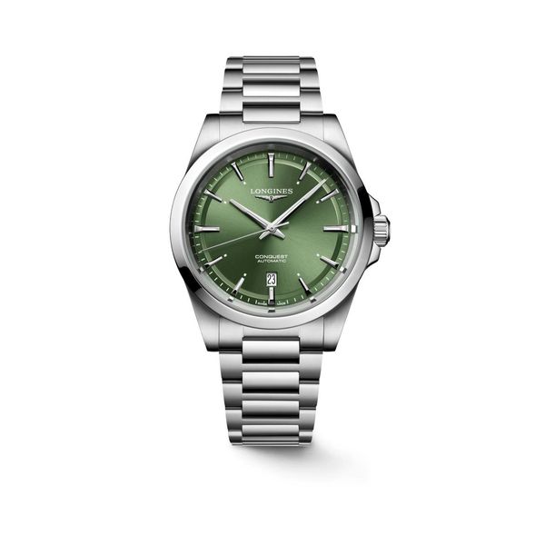 Longines Conquest 41mm Green Dial Aires Jewelers Morris Plains, NJ