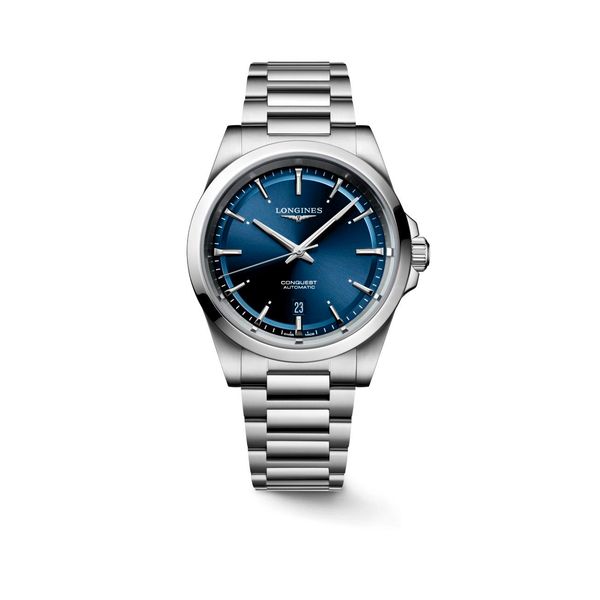 Longines Conquest 41mm Bue Dial Aires Jewelers Morris Plains, NJ